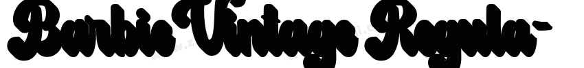 BarbieVintage Regula字体转换